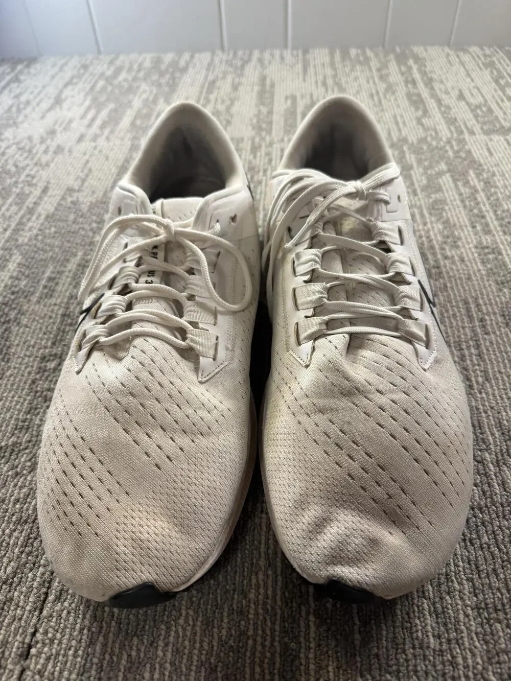 Nike Shoes Mens Size 14 White Mesh Road Running Athletic Sneakers CZ1893-100